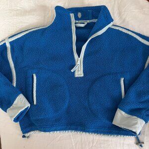 FP Movement by Free People Mountain High Half‑Zip Fleece Blue Size S
